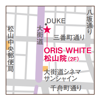 オリスホワイト地図